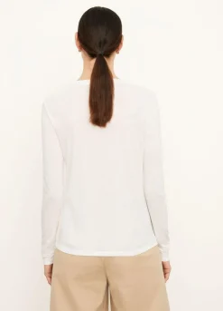Online Essential Long Sleeve Crew Neck T-Shirt In Basics And Tees