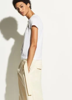 Sale Essential Pima Cotton Crew Neck T-Shirt In Basics And Tees