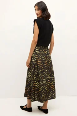 New Faith Midi Skirt In Skirts