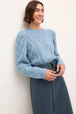 Fashion Felicia Sweater In Soft Harbor Sweaters