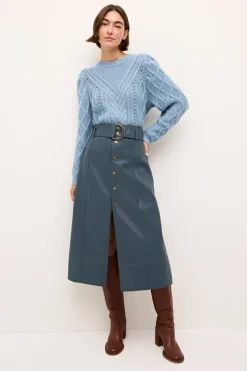 Fashion Felicia Sweater In Soft Harbor Sweaters