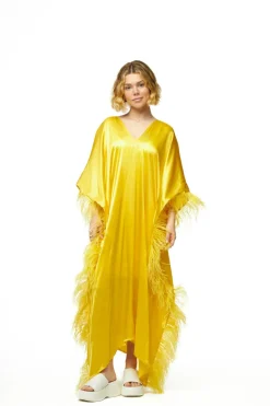 Sale Firenze Feathers Caftan In Special Occasion Dresses