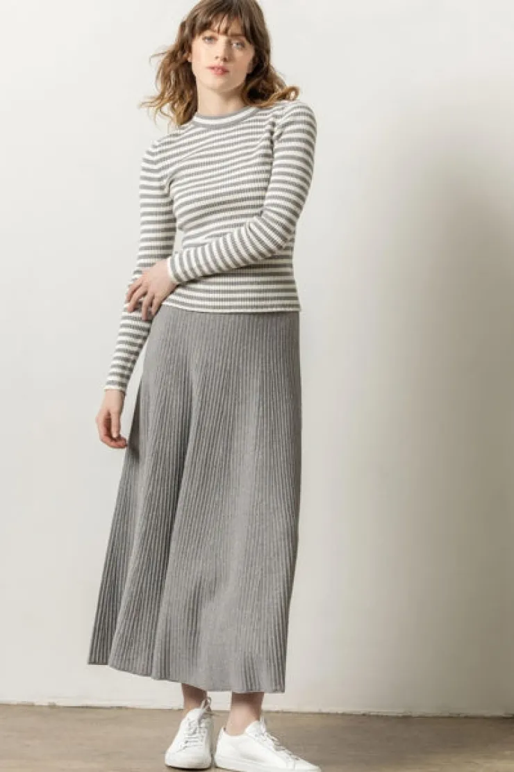 Clearance Flared Sweater Skirt In Sweaters|Skirts