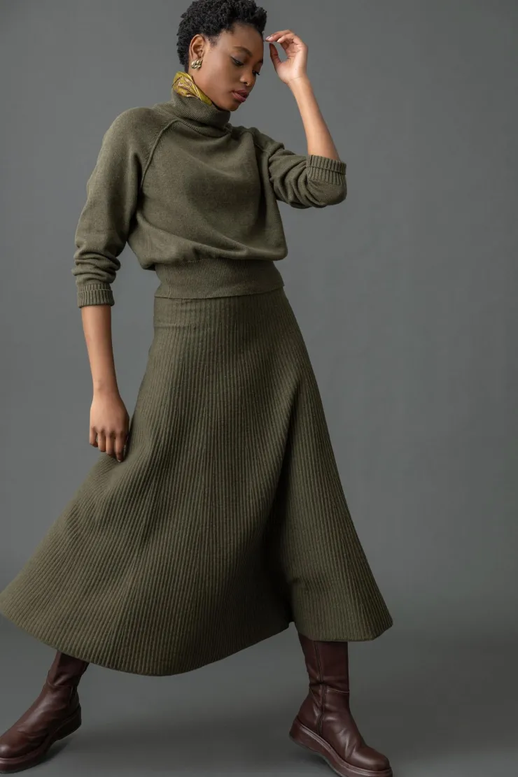 Discount Flared Sweater Skirt In Sweaters|Skirts