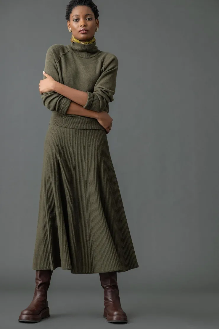 Discount Flared Sweater Skirt In Sweaters|Skirts
