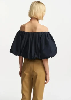 Online Frenchie Gathered Bodysuit In Blouses