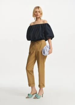 Online Frenchie Gathered Bodysuit In Blouses