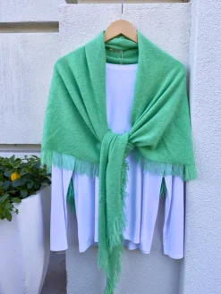Fashion Fringe Triangle Wrap In Sweaters
