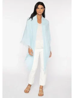Clearance Fringe Triangle Wrap In Sweaters