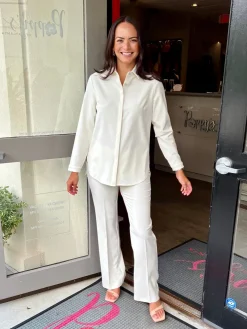 Clearance Full Length Straight Leg Pant In Pants