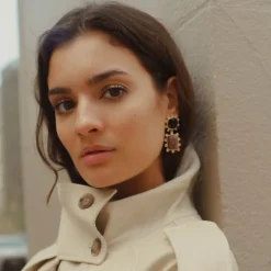 Discount Fulton Double Drop Earrings In Earrings