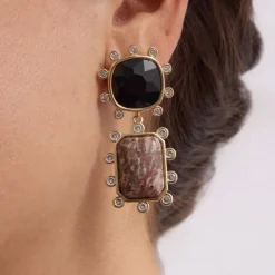 Discount Fulton Double Drop Earrings In Earrings