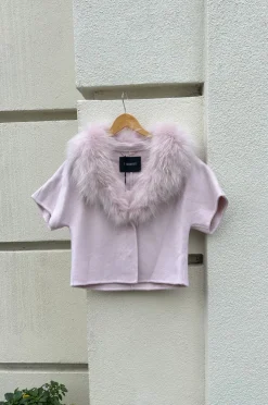 New Fur Collar Jacket In All Outerwear