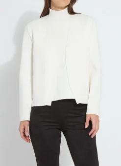 Clearance Gianna Knit Cardigan In Ivory Basics And Tees|Sweaters