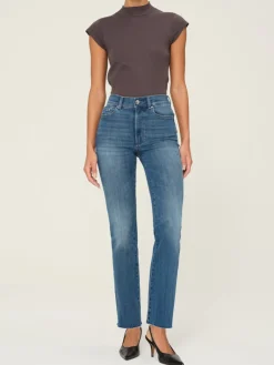 Online Halle Straight Leg Denim In Denim