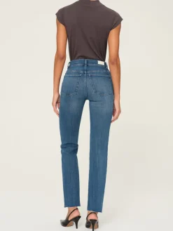Online Halle Straight Leg Denim In Denim
