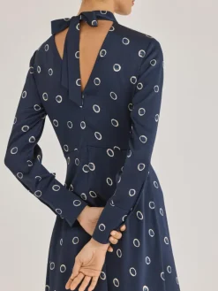 Clearance Dress In Navy Combo Special Occasion Dresses