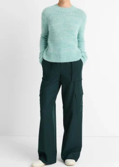 Best Italian Marled Alpaca-Blend Crew Neck Sweater In Sweaters