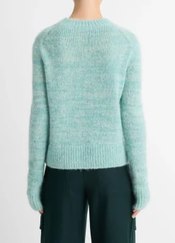Best Italian Marled Alpaca-Blend Crew Neck Sweater In Sweaters