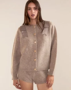 Fashion Ivy Wool Cardigan In Sweaters