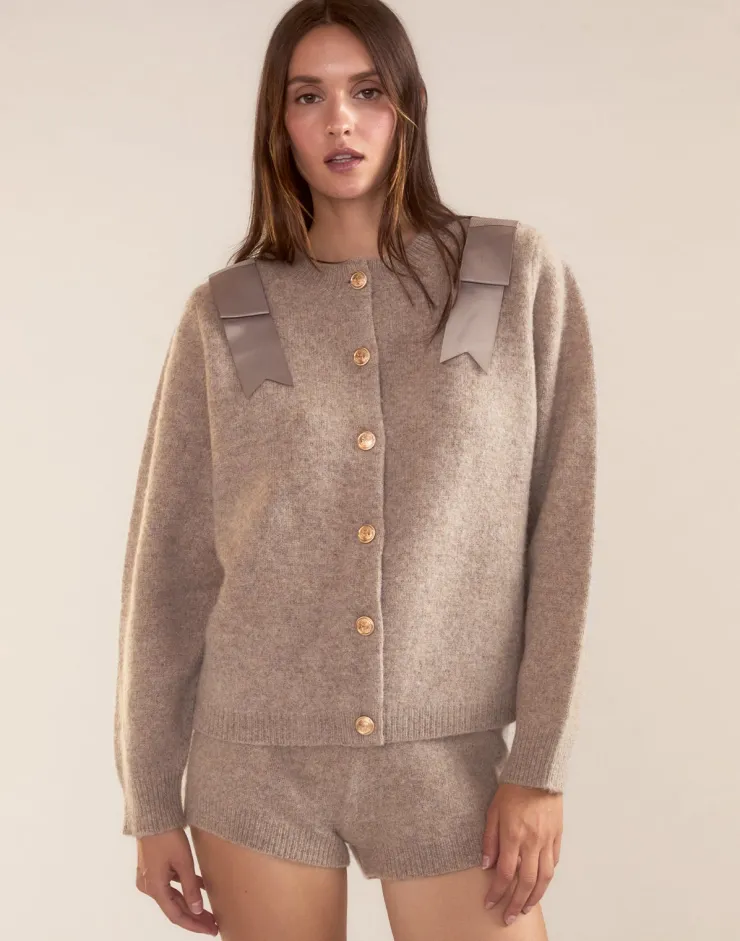 Fashion Ivy Wool Cardigan In Sweaters