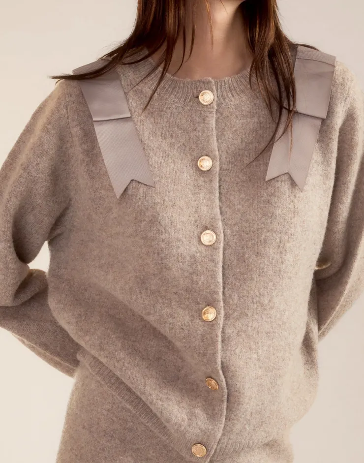 Fashion Ivy Wool Cardigan In Sweaters