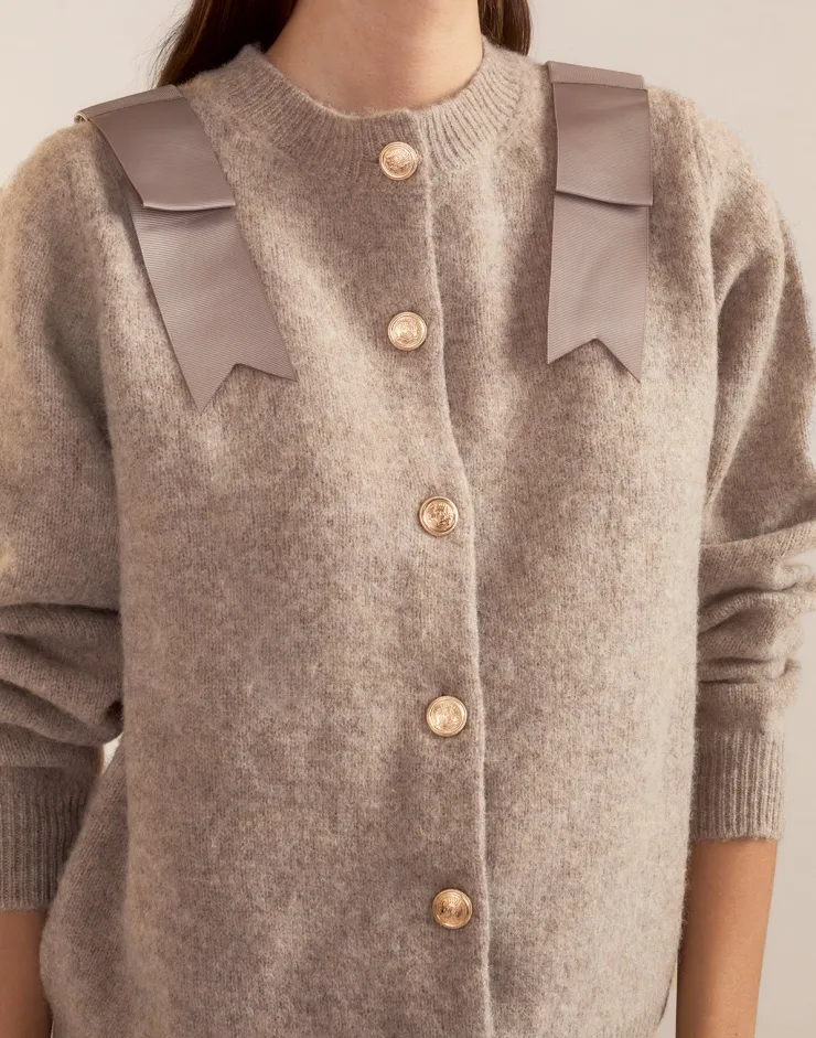 Fashion Ivy Wool Cardigan In Sweaters