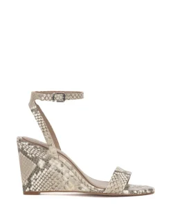 Fashion Jefany Wedge Sandal In Snake Light Taupe Sandals|Heels
