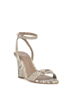 Fashion Jefany Wedge Sandal In Snake Light Taupe Sandals|Heels