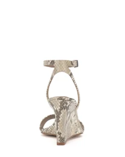 Fashion Jefany Wedge Sandal In Snake Light Taupe Sandals|Heels