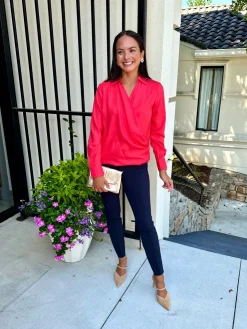 Hot Jenni Long Sleeve Top In *FINAL SALE* Blouses