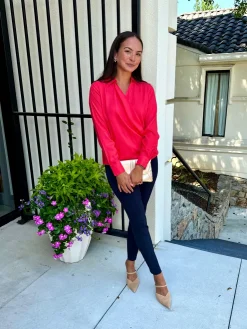 Hot Jenni Long Sleeve Top In *FINAL SALE* Blouses