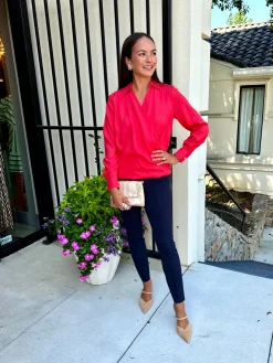 Hot Jenni Long Sleeve Top In *FINAL SALE* Blouses