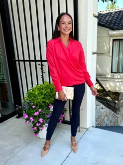 Hot Jenni Long Sleeve Top In *FINAL SALE* Blouses