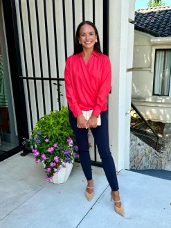 Hot Jenni Long Sleeve Top In *FINAL SALE* Blouses