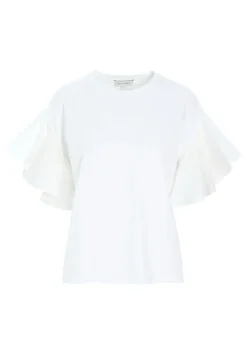 New Jenthy Top In Netural White *FINAL SALE* Basics And Tees