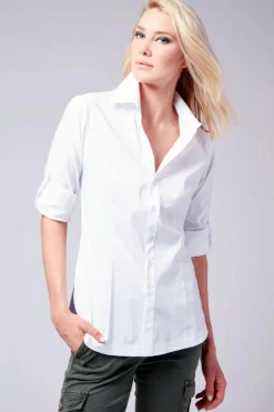 Best Joey Roll Up Sleeve In Basics And Tees|Blouses