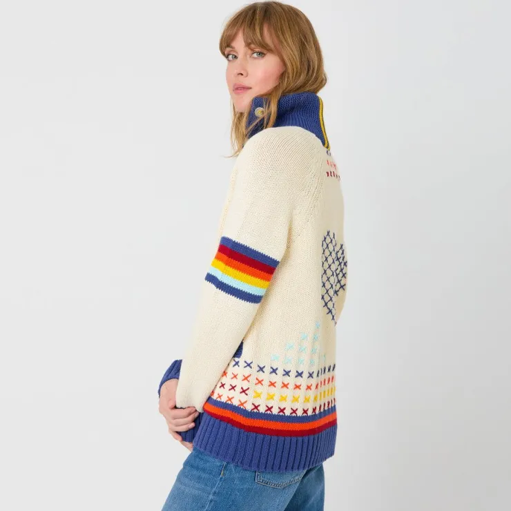 Hot Joy Imperfect Heart Sweater Coat In Sweaters|All Outerwear