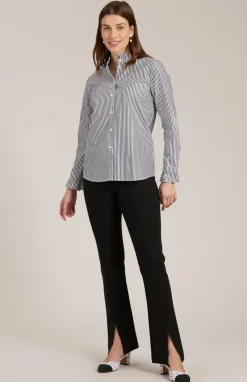 Fashion Kelsey Stripe Top In And White Basics And Tees|Blouses