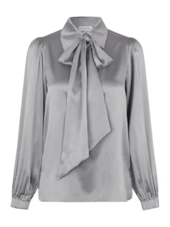 Sale Kikki Bow Blouse In Blouses