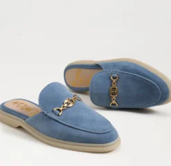 Fashion Kira Mule In Suede Flats