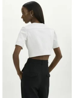 Online Kirsi Cropped Biker Jacket In All Outerwear