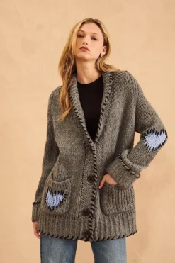 Fashion Lovey Dovey Cardigan In Sweaters