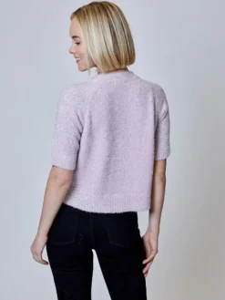 Online Lurex Button Down Sweater In Sweaters