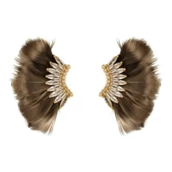 Sale Luxe Mini Madeline Feather Earrings In Earrings