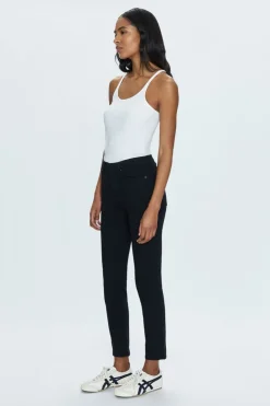 Clearance Madi High Rise Slim Jean In Noir Pants|Denim