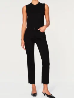 Best Mara Straight Ankle Denim In Denim