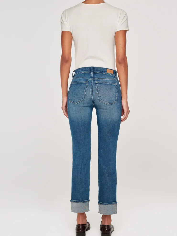 Online Mara Straight Ankle Denim In Denim