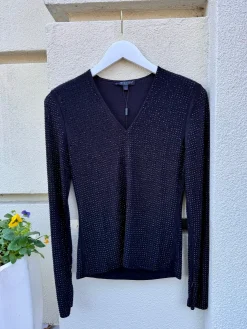 New Mariah V-Neck Beading Blouse In Blouses