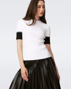 Outlet Medora Sweater In Black And Ivory Sweaters